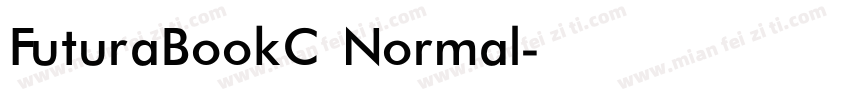 FuturaBookC Normal字体转换